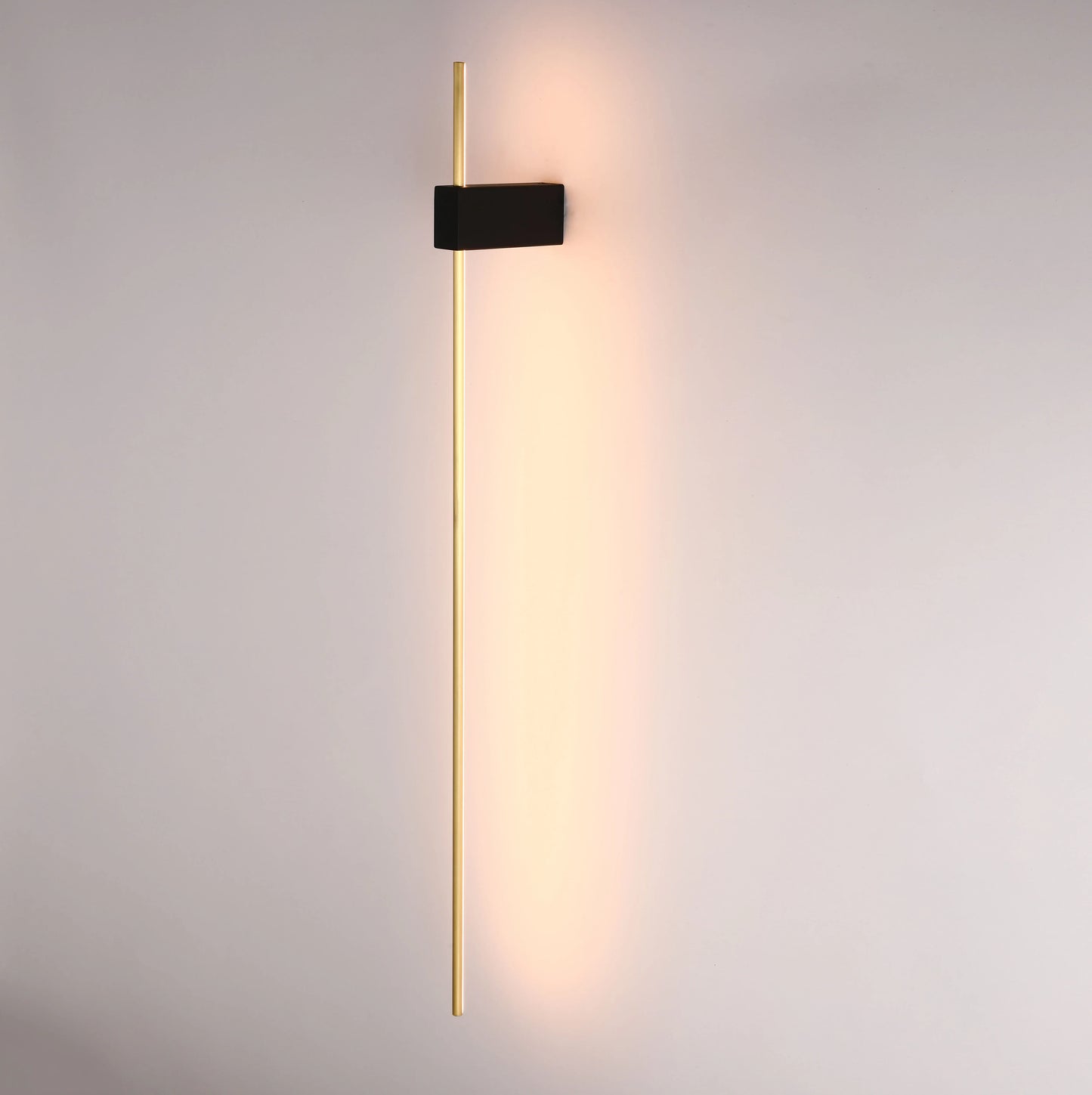 Aplique de Pared LED Aurora Slimline – Minimalista Moderno en Negro y Dorado