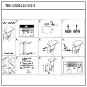 Lámpara de pared moderna gris para exterior con grado de protección IP65