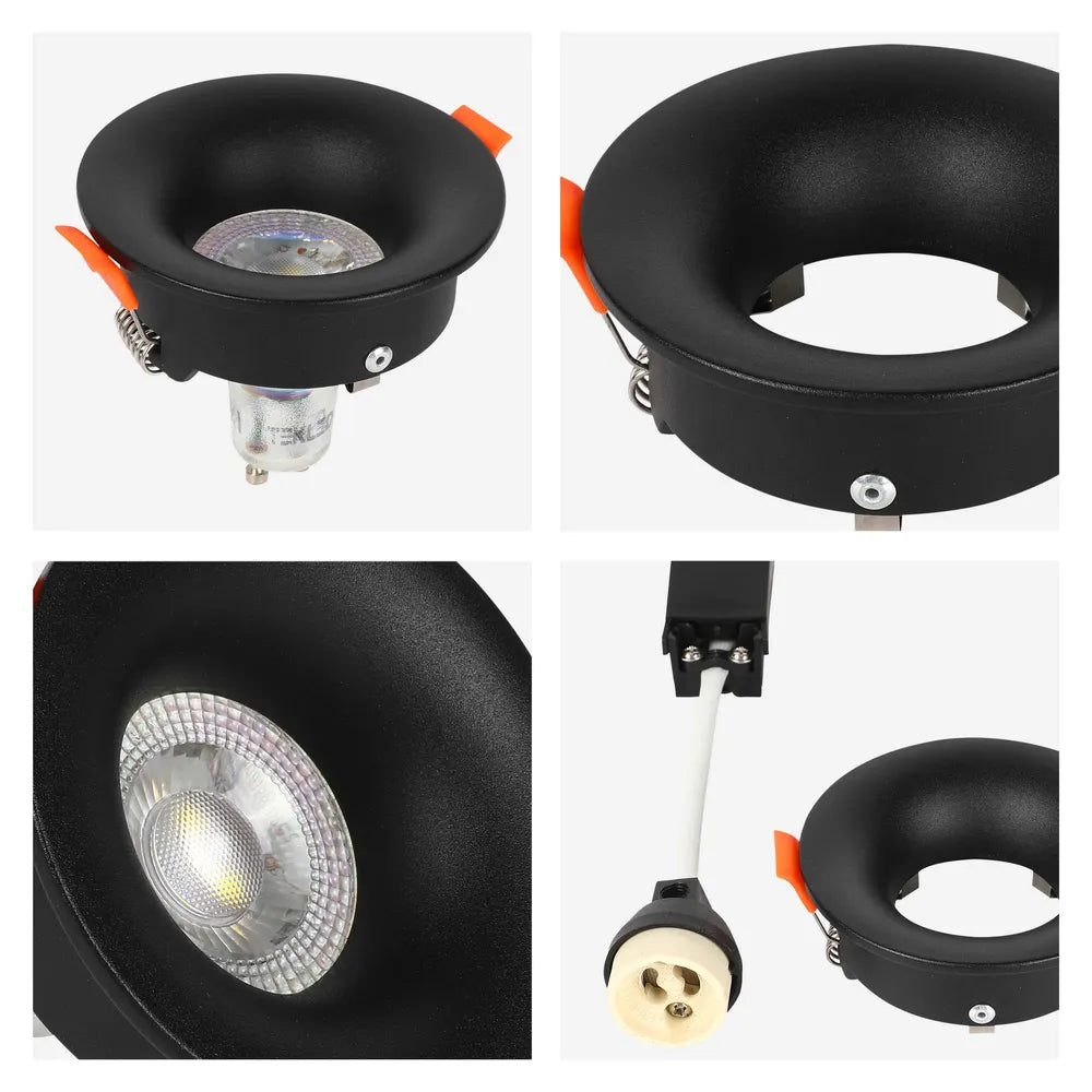 Detalles del Downlight Fijo Empotrado GU10 de Halo con Baja Deslumbramiento-143-03992
