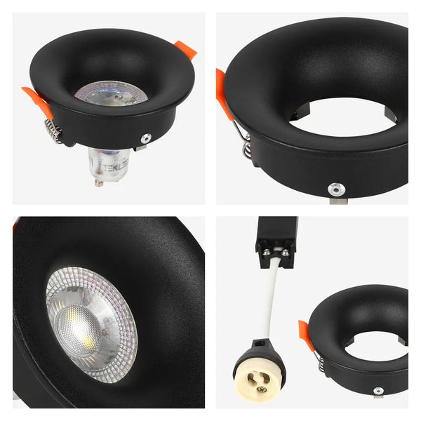 Detalles del Downlight Fijo Empotrado GU10 de Halo con Baja Deslumbramiento-143-03992
