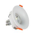Luminaria empotrable GU10 TEKLED Halo de bajo deslumbramiento fija GU10 Downlight-Blanco-143-03993