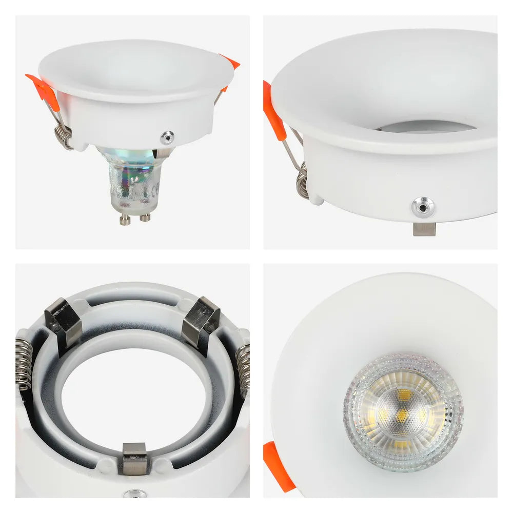 Detalles del Downlight Empotrado Fijo GU10 de Halo de Baja Deslumbramiento-143-03993