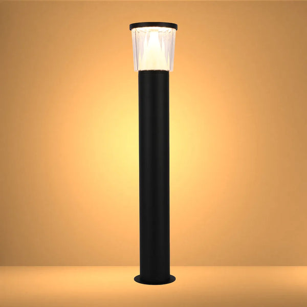 Luz de Bolardo Exterior TEKLED HaloGlow Luz de Bolardo LED 12W Blanco Cálido-Título Predeterminado-257-03066