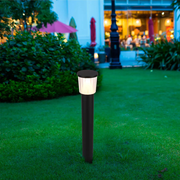 Luz de bolardo exterior TEKLED HaloGlow Luz de bolardo LED 12W Blanco Cálido-Título Predeterminado-257-03066