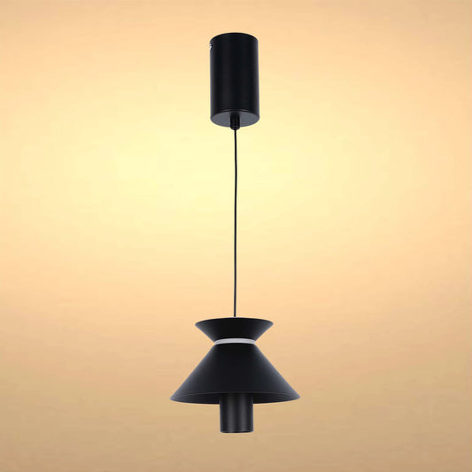 Lámpara colgante tipo reloj de arena - 7W LED, 4000K luz blanco frío, IP20