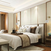 Indoor usage of Clear Globe Glass Gold L-Shape Metal Cool Natural White 12W LED Wall Light | TEKLED 151-19744