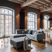 Indoor usage of Red Bronze Metal Funnel Wall Light with E27 Fitting | TEKLED 151-19638