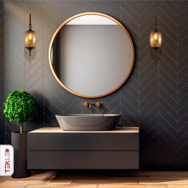 Indoor usage of Amber Glass Antique Bronze Metal Body Moroccan Style Wall Lamp with E27 Fitting | TEKLED 151-19454