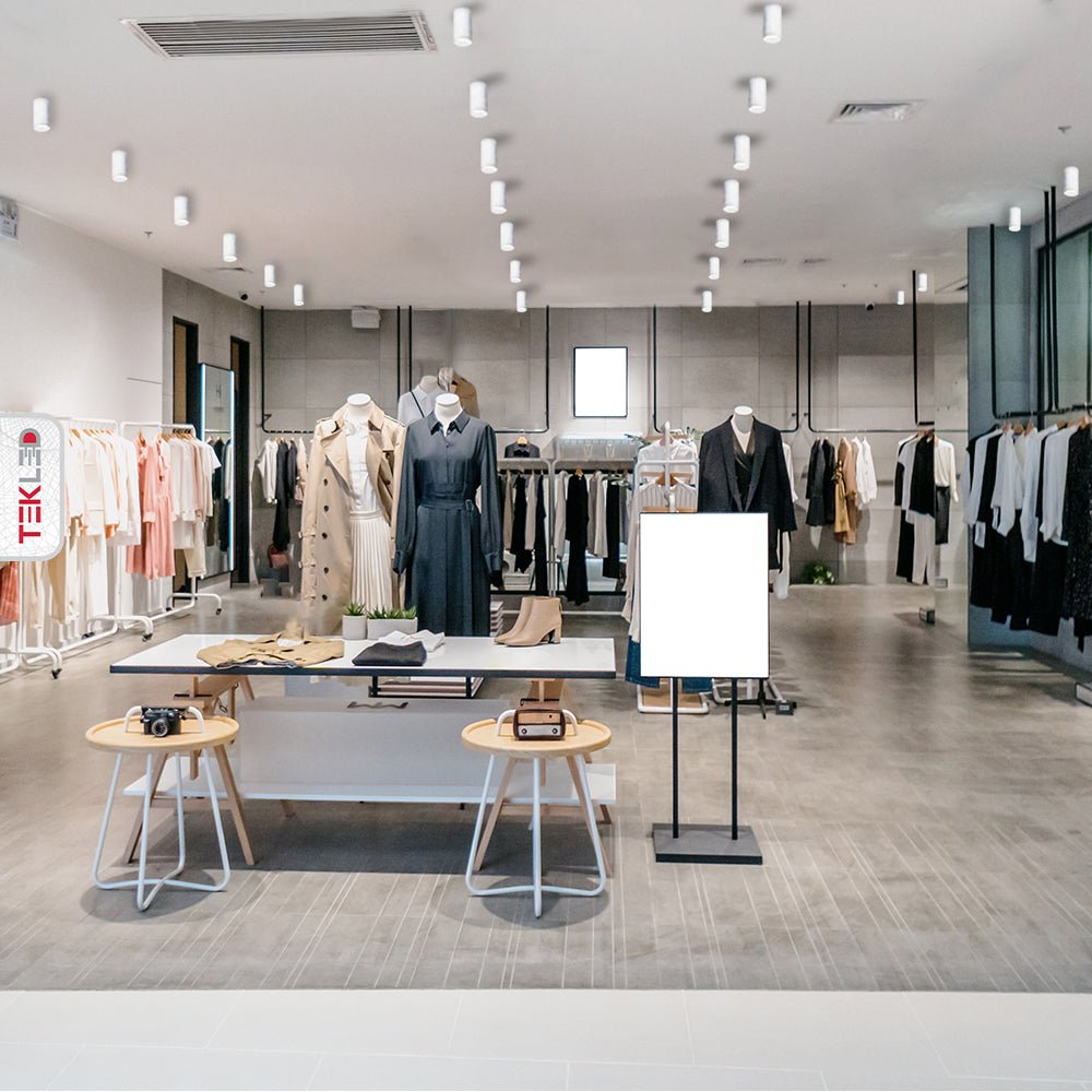 Uso en interiores de Lámpara Downlight Cilíndrica Montaje Superficial Blanco con Portalámparas GU10 | TEKLED 172-03022