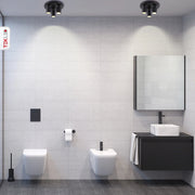 Indoor usage of 3-way Spotlight Black Round Canopy with GU10 Fitting | TEKLED 172-03034