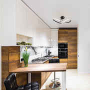 Indoor usage of LED Triple Loop White Finishing 46W 4000K Natural Cool White Modern Contemporary Nordic Scandinavian Pendant Ceiling Light | TEKLED 158-19812