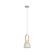 Lámpara de suspensión cónica nórdica, ideal para comedores modernos y decoraciones escandinavas, aportando estilo y funcionalidad.