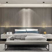Luz de pendiente negra, con diseño nórdico moderno, ideal para habitaciones contemporáneas como lámpara de noche.