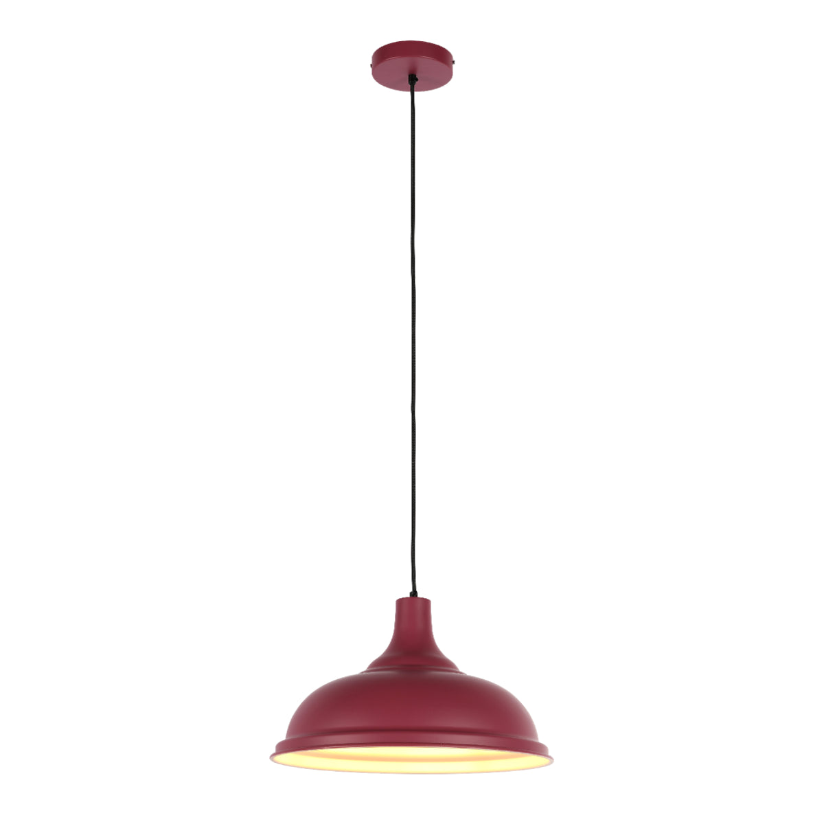 Luz colgante moderna de metal con diseño escalonado, perfecta para comedores con estilo contemporáneo.