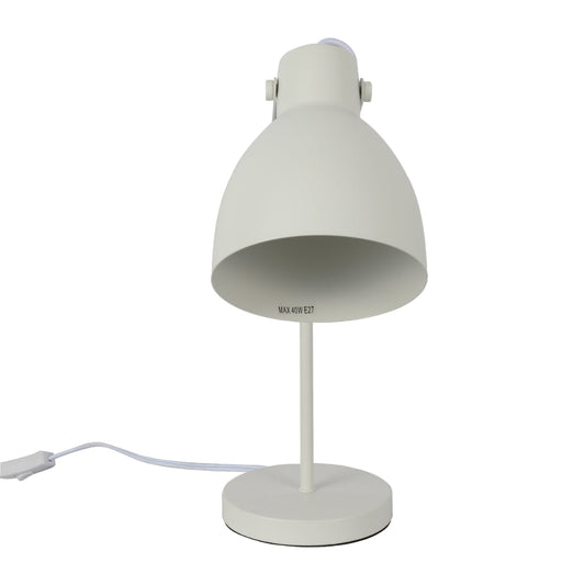 Lámpara de escritorio con brazo ajustable, ideal para oficinas de estilo moderno y minimalista, proporcionando iluminación práctica y elegante.