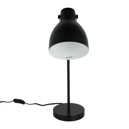 Lámpara de escritorio con brazo ajustable, ideal para oficinas modernas, ofreciendo iluminación centrada y funcionalidad elegante.