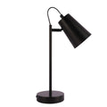 Lámpara de escritorio de corte cónico, perfecta para oficinas modernas, combinando elegancia y colores vibrantes en el decorado contemporáneo.