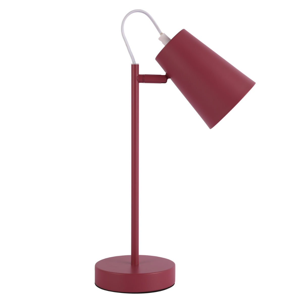 Lámpara de escritorio de cono elegante en colores vibrantes, perfecta para oficinas modernas y espacios de trabajo contemporáneos.