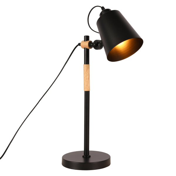 Lámpara de escritorio escandinava con diseño minimalista, perfecta para oficinas modernas y decoraciones contemporáneas.