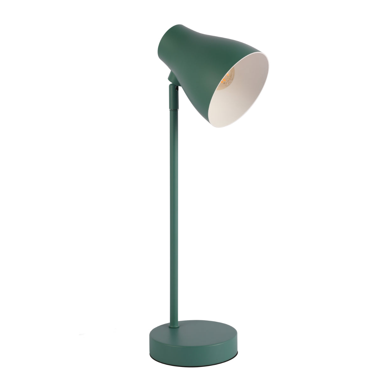 Lámpara de escritorio elegante y rotativa, perfecta para oficinas modernas, combinando estilo con funcionalidad y variedad de colores.