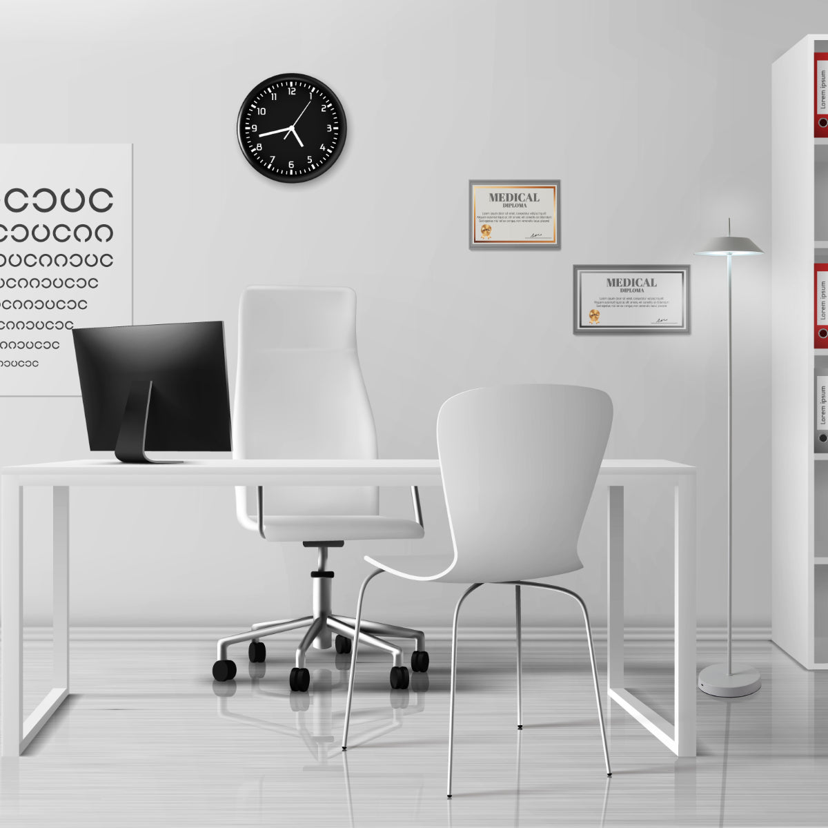 Lámpara de pie LED portátil y regulable, ideal para salones modernos y minimalistas, con diseño elegante y altura de 131 cm.