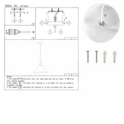 User manual for Capo Funnel Cone Flat Nordic Wood Top White or Black Designer Metal Pendant Ceiling Light E27 | TEKLED 150-18032