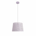 Main image of White Metal Dot Pattern Frustum Pendant Light with E27 Fitting | TEKLED 150-18346