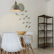 Interior application of Antique Grey Brass Dome Metal Pendant Ceiling Light with E27 Fitting D220 | TEKLED 150-18193