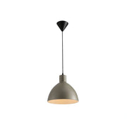 Main image of Antique Grey Brass Dome Metal Pendant Ceiling Light with E27 Fitting D300 | TEKLED 150-18193