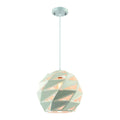 Main image of White Dome Laser Cut Metal Pendant Ceiling Light with E27 | TEKLED 150-17820