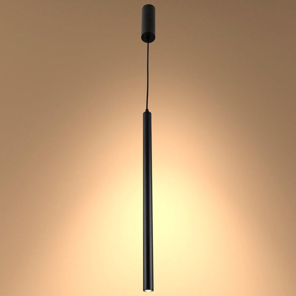 Imagen de un elegante downlight LED negro de 15W, ideal para espacios modernos como cocinas y oficinas con decoraciones contemporáneas.