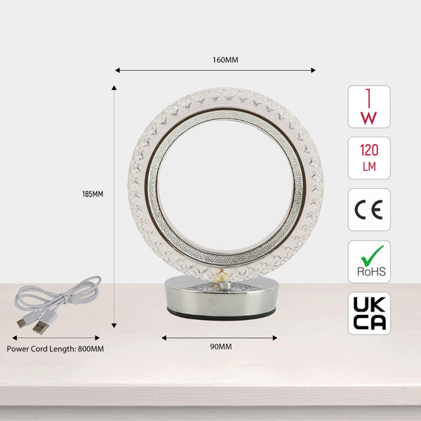 Lámpara LED en forma de anillo ideal para oficinas modernas, proporcionando luz suave y elegante para un ambiente acogedor.