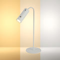 Lámpara LED con clip, ideal para oficinas y espacios de trabajo contemporáneos, versátil y funcional para iluminación personalizada.