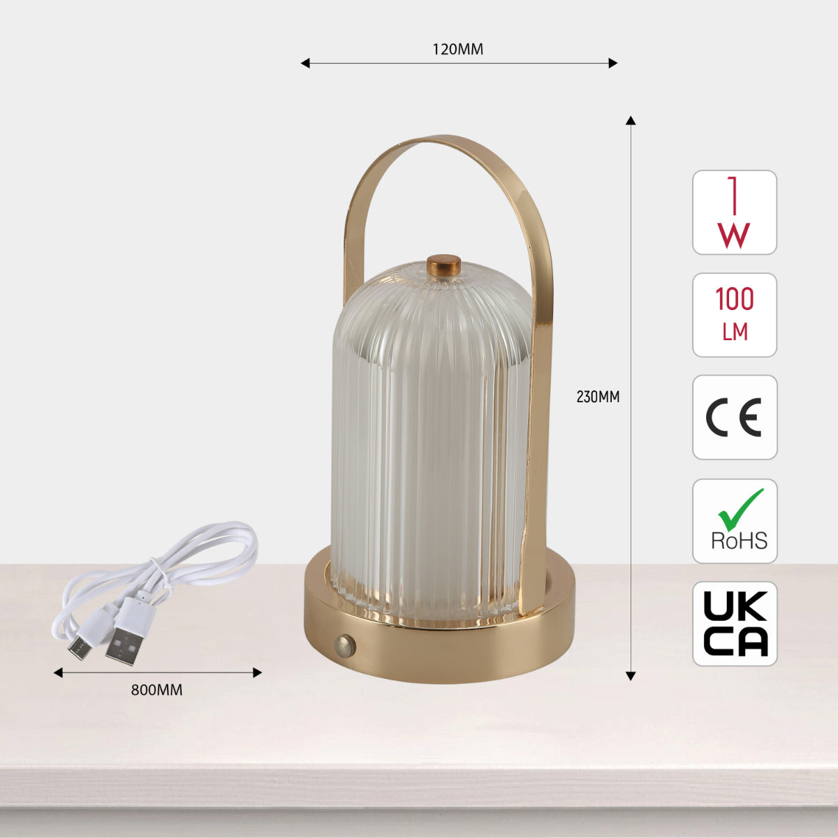 Lámpara de mesa portátil recargable, ideal para exteriores y decoraciones modernas, perfecta para iluminar terrazas y jardines.