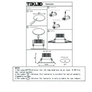 User manual for LED OC002A 1х5W 6000K BLACK -165-033240-165-033240