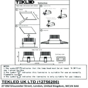 User manual for LED OC003B 2х10W 5000K WHITE-165-03328-165-03328