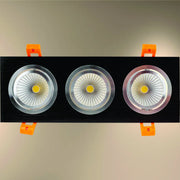 LED Downlight TEKLED LED OC004C 3х10W 5000K BLACK -165-03338--165-03338