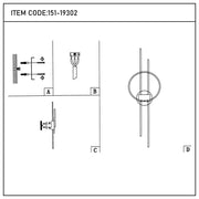 Close shot of the LED Wall Lamp Antique Brass 9W 3CCT (TEKLED) -151-19302-151-19302