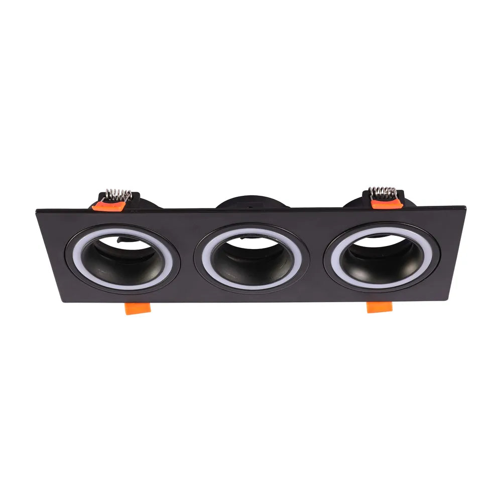Luminaria de Downlight GU10 TEKLED Bajo UGR Fija Empotrada Downlighter GU10 Cuadrado-3 Lámpara-143-03404