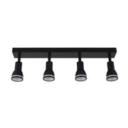 DDL0084/4 GU10 4- wattsay Spotlight Color Negro (TEKLED)