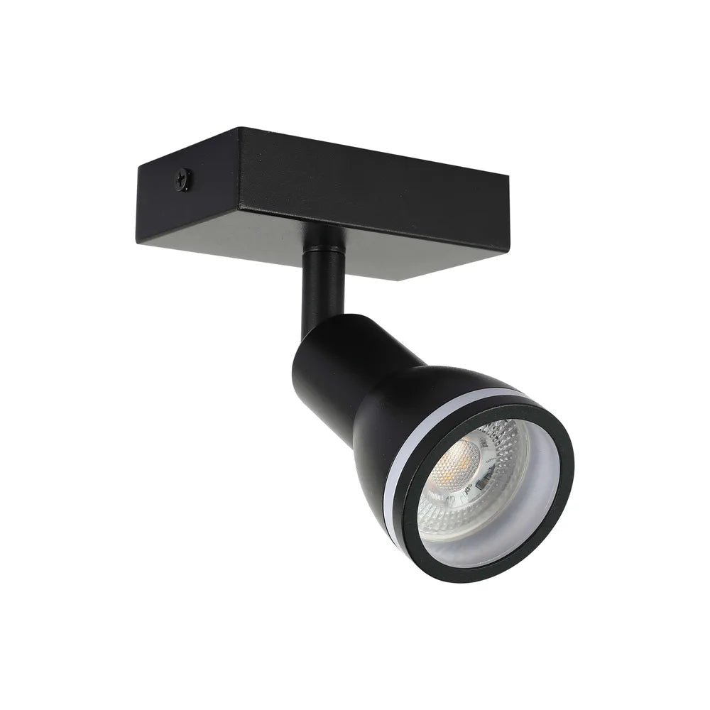 Spotlights TEKLED Luma Cylindro GU10 Foco Negro-172-03208