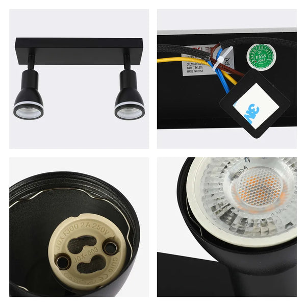 Detalles del Foco Luma Cylindro GU10 Fixture-172-03210