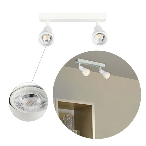 Toma de cerca del Luma Cylindro GU10 Foco de Techo-172-03218