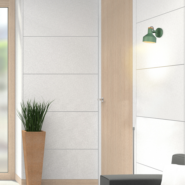 Luz de pared de madera nórdica, ideal para salas modernas, añadiendo un toque elegante y acogedor a tu decoración.