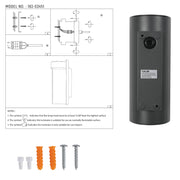 Luz de pared LED de bambú para exteriores, ideal para jardines modernos, con ajuste de temperatura de color de 3000K a 6500K.
