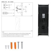 Luz exterior LED ajustable que se puede orientar, ideal para fachadas modernas y espacios al aire libre elegantes.