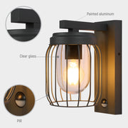 Luz de pared exterior Tuela en gris oscuro, ideal para decorar jardines o terrazas con estilo moderno y elegante.