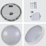 Detalle de la luz de baldrich LED, ideal para exteriores e interiores, combinando funcionalidad y estilo moderno en cualquier espacio.