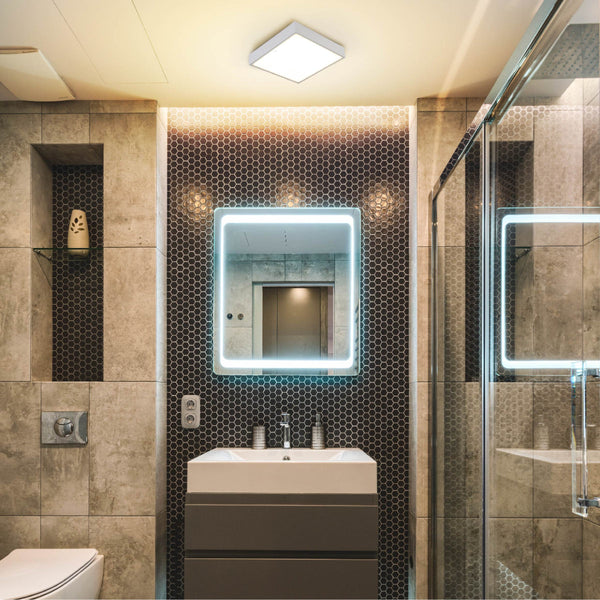 Luz de bulkhead LED de 24W, ideal para espacios exteriores e interiores con decoración moderna, proporcionando iluminación eficiente y duradera.