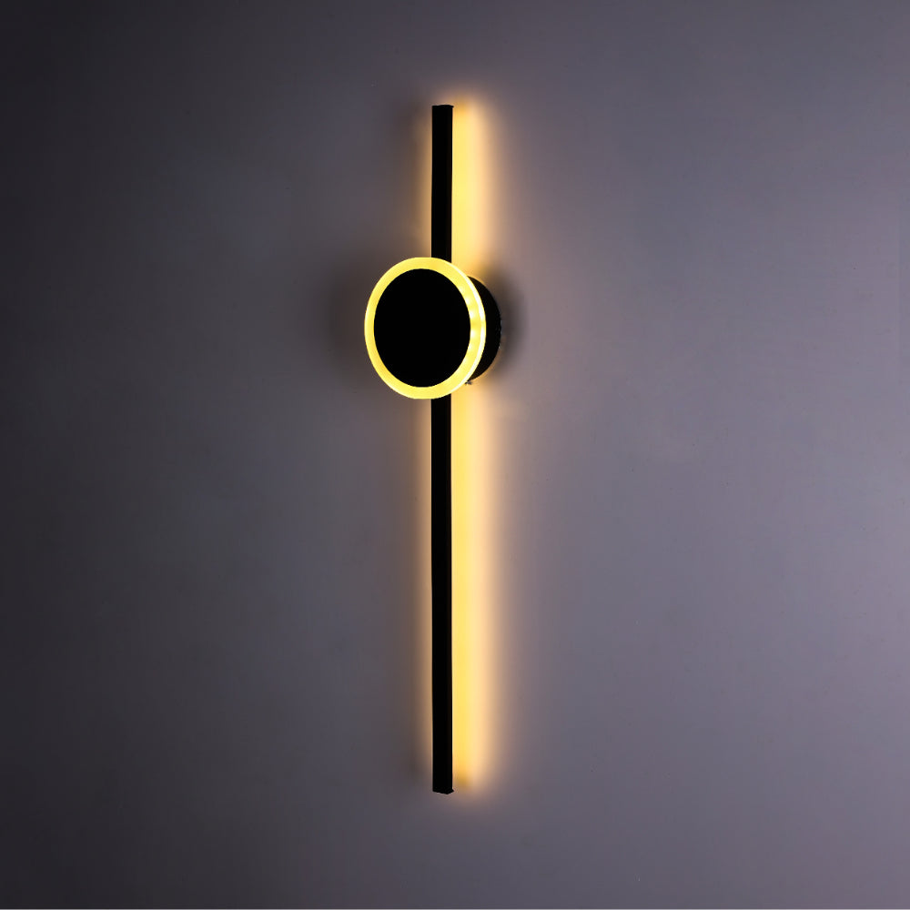 Luz LED radiante de doble función, ideal para techos o paredes en espacios contemporáneos con estilo moderno.
